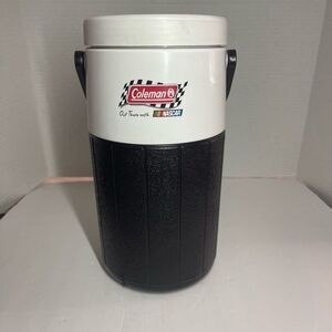 Vintage Coleman Black 1/2 Gallon Polylite Jug Thermos Dale Earnhardt Promo